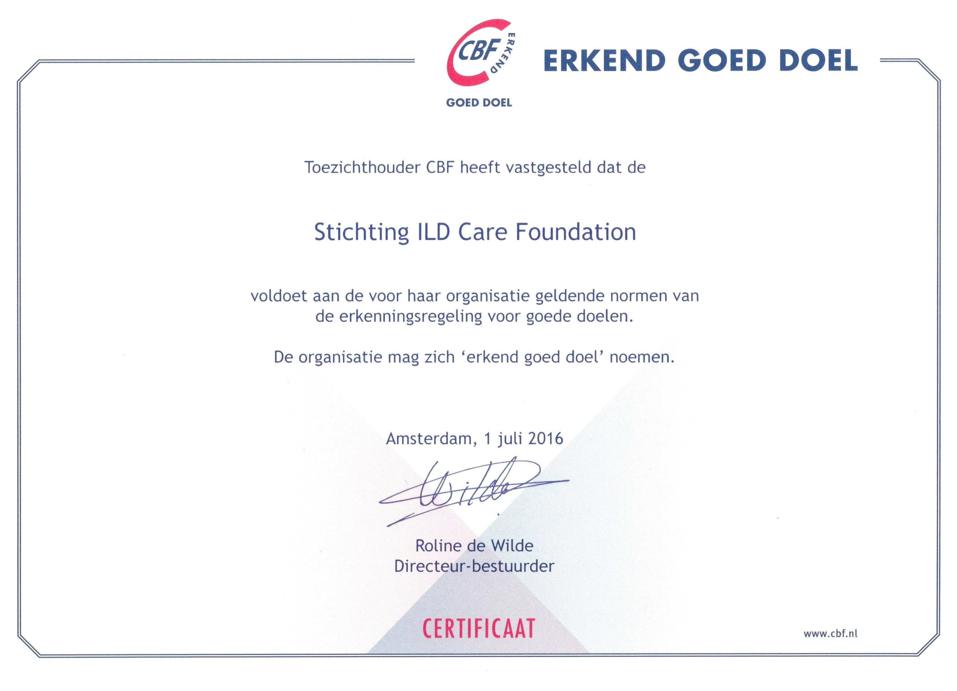 CBF certificaat