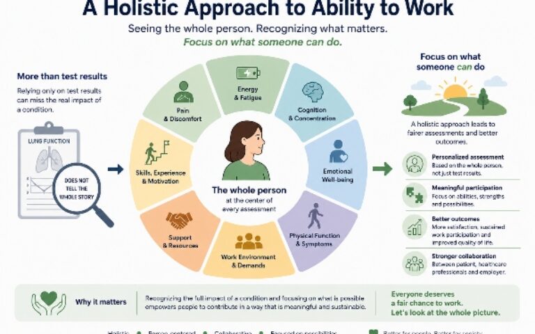 Breaking barriers: holistic assessment of ability to work in patients with sarcoidosis.